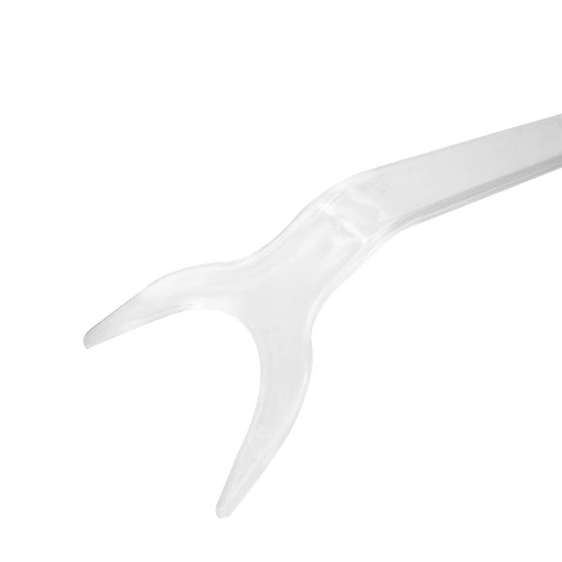 [Australia - AusPower] - 2PCS Dental Orthodontic Lip Retractor Clear Teeth Intraoral Mouth Lip Retractor Photography Opener (Large + Small) Large + Small 