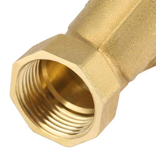 [Australia - AusPower] - Brass Strainer Filter Valve Connector Female Y Shape High Hardness Oil Water Separation 1" BSPP 