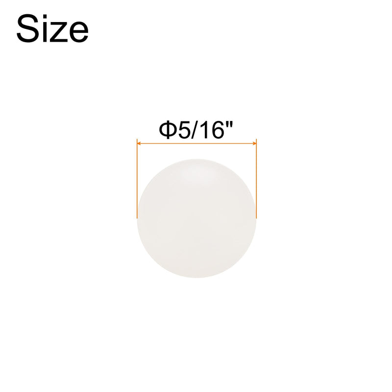 [Australia - AusPower] - uxcell 50pcs PP Plastic Bearing Balls 5/16" 7.938mm Solid Plastic Balls, G1 Precision Mini Balls 5/16" 