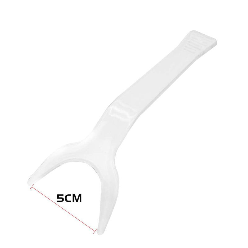 [Australia - AusPower] - 2PCS Dental Orthodontic Lip Retractor Clear Teeth Intraoral Mouth Lip Retractor Photography Opener (Large + Small) Large + Small 