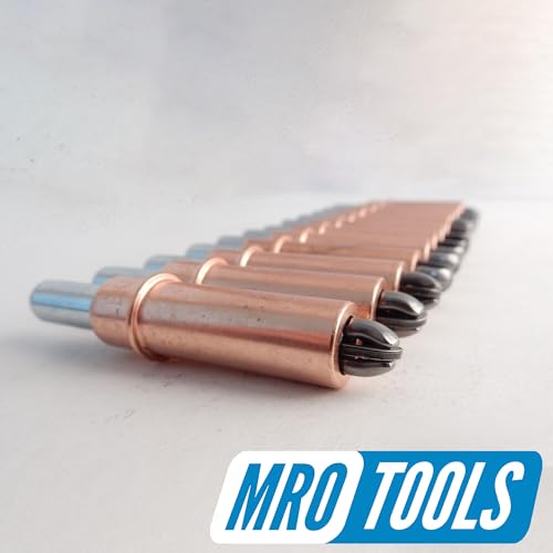 MRO Tools Cleco sheet metal fastener pins, 1/4-inch size, with mesh carry bag