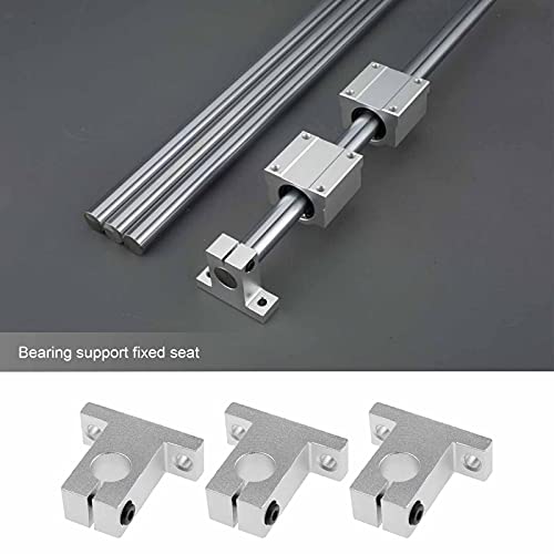 4pcs SK20 Linear Shaft Support Bracket Mount 20mm CNC Linear Motion Ball Slide Units Rail Support Guide Shaft Bearing for 3D Printer Multi-axis Machine