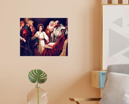 Impact Posters Gallery Wall Decor Young Christ with Elders Religion & Spirituality Art Print Poster (16x20)