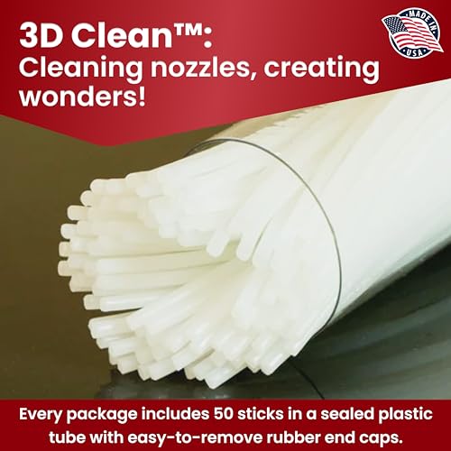3D-Fuel Count Dynapurge™ 3D Filament Purging Material 1.75mm 50 Made in USA 1.75 millimeters