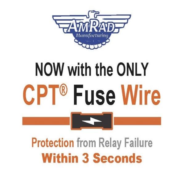 60 + 5 uf/Mfd Round Dual Universal Capacitor Replacement Amrad USA2220B Replacement - Used for 370 or 440 VAC, Made in the U.S.A.