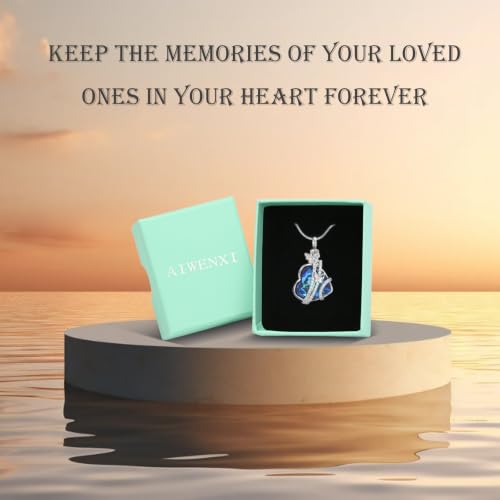 Butterfly Urn Necklaces Heart Cremation Jewelry for Ashes Stainless Steel Keepsakes Memorial Lover Ashes Holder Urns Necklaces Pendant Jewelry B-Silver