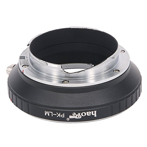 Haoge Lens Mount Adapter for Pentax K PK Mount Lens to Leica M LM Mount Camera Such as M240, M240P, M262, M3, M2, M1, M4, M5, CL, M6, MP, M7, M8, M9, M9-P, M Monochrom, M-E, M, M-P, M10, M-A