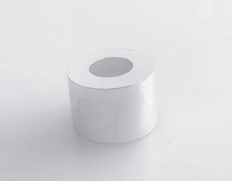 [Australia - AusPower] - Aluminum Spacer 3/4" OD x 3/8" ID x Select Your Length, Round Spacer Unthreaded Standoff Bushing Plain Finish, Fits Screws Bolts 3/8" or M10 (1/2" Length, 25 PCS) 25pcs,True Color (Silver) 