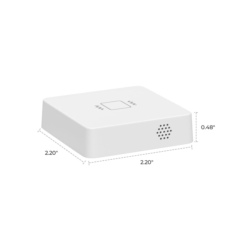 [Australia - AusPower] - THIRDREALITY Zigbee Vibration Sensor with 110dB Alarm, Zigbee Hub Required,Adjustable Sensitivity, Work with SmartThings, Home Assistant via ZHA/Z2M and Echo Devices with Built-in Zigbee hub 