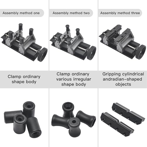 ARROWMAX Precision Double-Ended Mini Bench Vise Aluminum Drill Press Vise