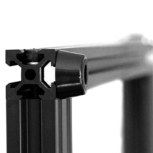 Create idea 20 Set 2020 Profile Anti-vibration Feet Kit with Landing Rubber T-slot Sliding Nut M3 Screw Wrench Absorber Protector for 3D Printer