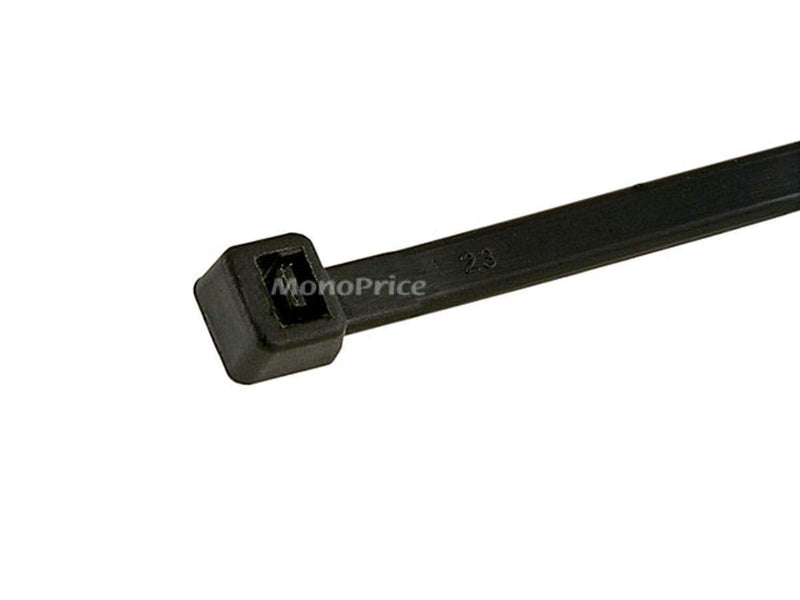 [Australia - AusPower] - Monoprice Cable Tie 8 inch 40LBS, 100pcs/Pack - Black 