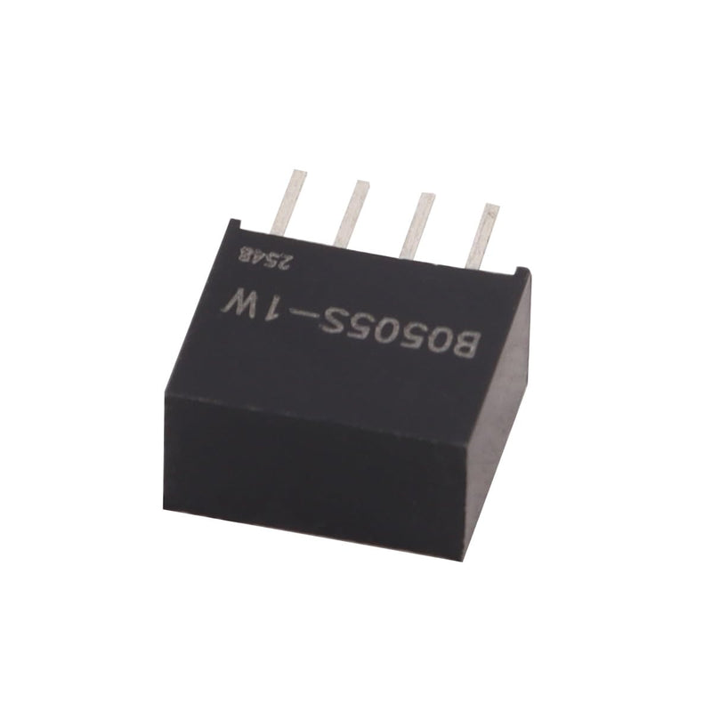 4pcs Black 4 Pin DC-DC Isolating Transformer Modules - B0505S-1W 5V to 5V 1W Fixed Voltage Power Supply for Electronic Circuits