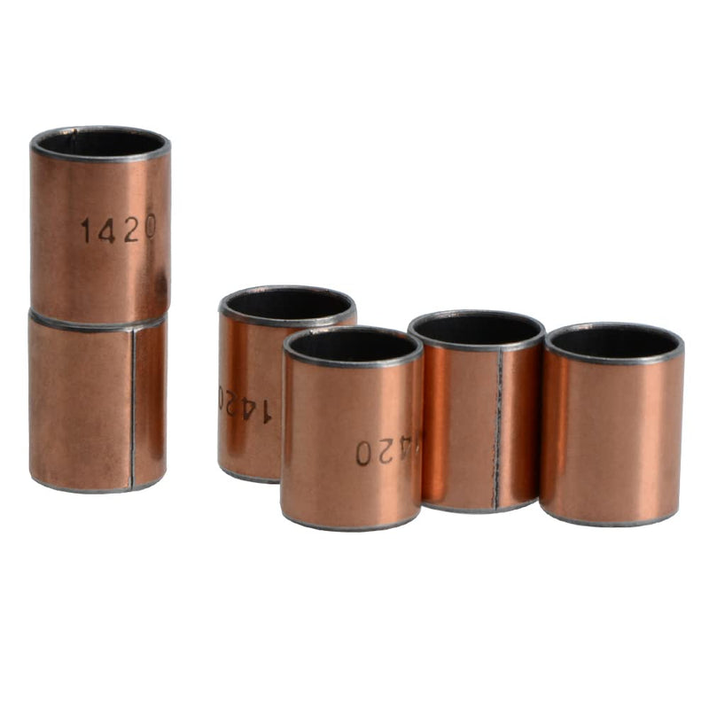 [Australia - AusPower] - YXQ 6 Pcs Sleeve Bearing Plain Bearings Wrapped Oilless Bushings Bronze?14mm ID x 16mm OD x 20mm Length 