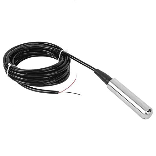 Liquid Level Sensor, TL-136 12-32VDC 4-20mA Signal Output Anti-Blocking Water Level Sensor Detector, Liquid Level Transmitter(0-1m) 0-1m