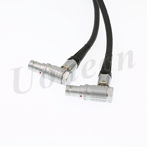 Uonecn LCD EVF Cable Right Angle 16 pin Male to Right Angle 16 pin Male Cable for LCD EVF Elbow Red Epic Scarlet Red One 80cm right angle 16 pin