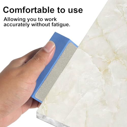 4 Piece Diamond Hand Polishing Pads Sanding Block Set (60# 100# 200# 400#) | Glass Grinder, Sanding Blocks Polishing Pads, Polishing & Sharpening, for Granite Stone Marble Ceramic Tiles Metal
