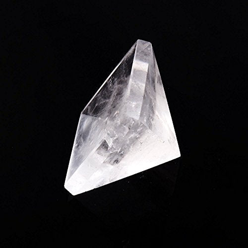 Crystal Quartz Pyramid (Approx. 2 Inches) - All Zodiac Signs - Crown Chakra Alignment - Amplify Your Energy