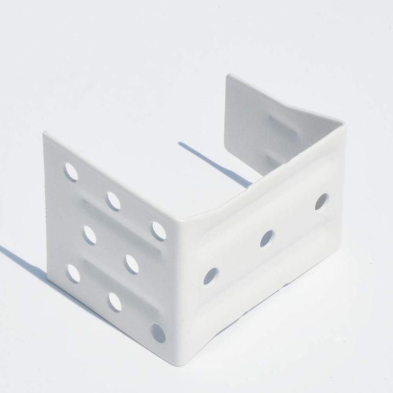[Australia - AusPower] - cuteLEC Center Support Bracket 2 Pack White Color for 2" High Profile Blinds Headrail Holder 