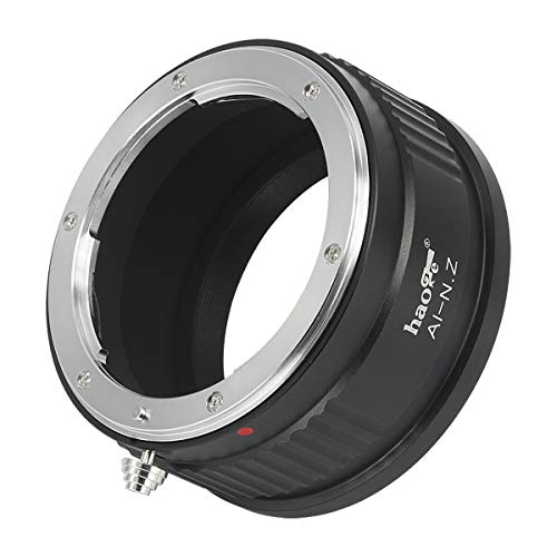Haoge Manual Lens Mount Adapter for Nikon Nikkor F/AI/AIS/D Lens to Nikon Z Mount Camera Such as Z6 Z7