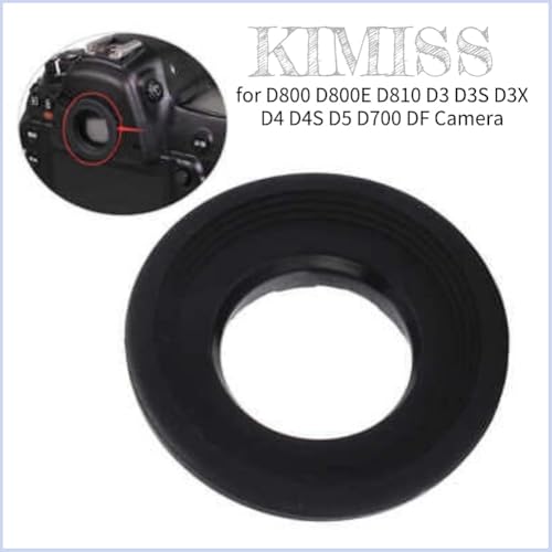 KIMISS Eye Cup Protector, DK‑17 Rubber Camera Eyecup Eye Cup Viewfinder Eye Piece for D800 D800E D810 D3 D3S D3X D4 D4S D5 D700 DF Camera