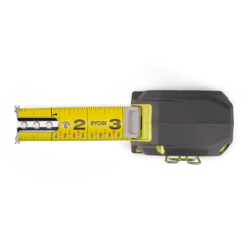 RYOBI 16' Compact Tape Measure 13 FT Reach, GREEN