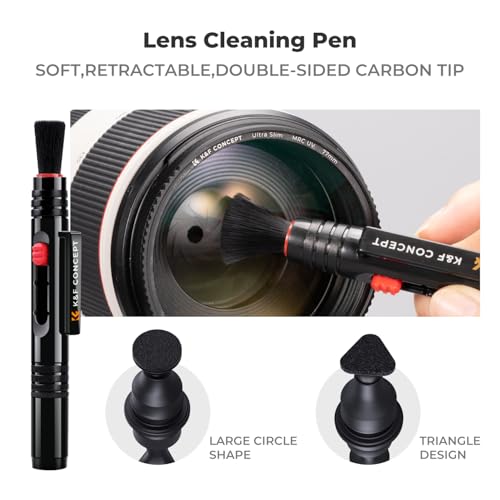 K&F CONCEPT 15-1 Lens Cleaning Kit for DSLR, Phone, Photography Enthusiasts