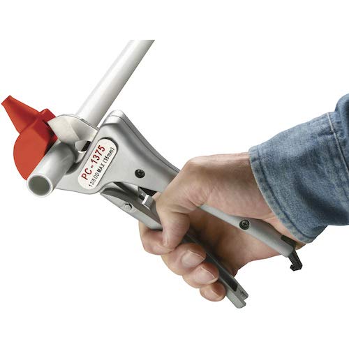 [Australia - AusPower] - RIDGID 23488 Model PC-1250 Single Stroke Plastic Pipe and Tubing Cutter, 1/8-inch to 1-5/8-inch Pipe Cutter Small 