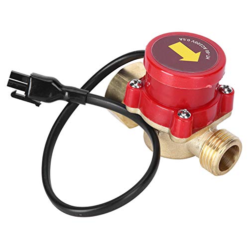 Flow Switch Pipeline 220V 60W Water Flow Sensor Switch Flow Sensor Electronic Pressure Automatic Control Switch for Shower Low Water Pressure