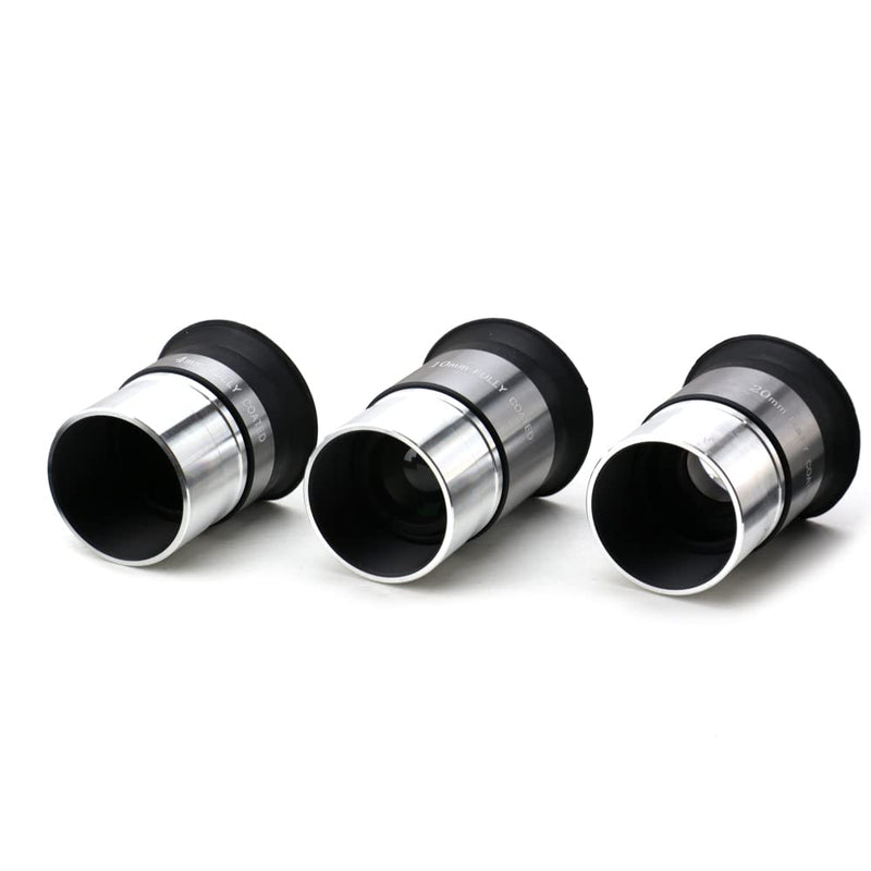 [Australia - AusPower] - Eyepiece Set for Telescope - Multi-Coated Optical Lens - 1.25 inch Telescope Eyepiece - The Upgraded Eyepiece Comes with a Soft Eyecup [4mm, 10mm, 20mm Eyepiece Set] 4mm, 10mm, 20mm Eyepiece Set 