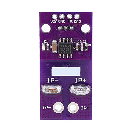 ACS758LCB-050B-PFF-T Linear Current Hall Current Sensor Module Analog Signal Output for Hall Effect Based 50A AC/DC Current Sensor Compatible with Interface