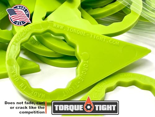 22mm (7/8") Lug Nut Indicators, Green, 100-Pack, Made in USA 100 Pack