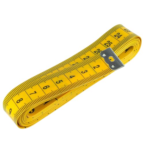 Extra Long 300cm Tailor Tape Measure Tape Measure Yellow 3 Meters / 120 Inches 1