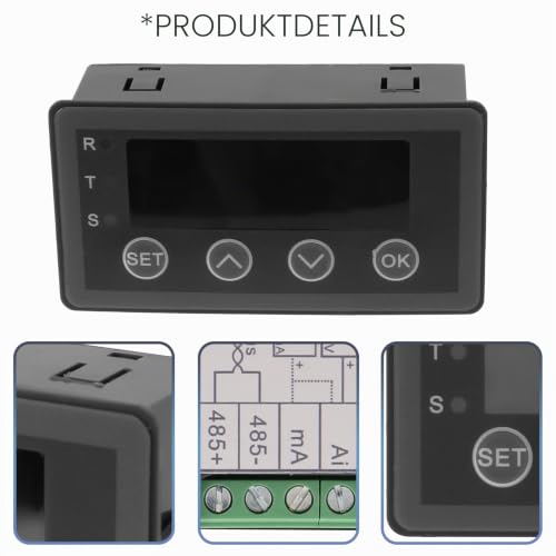 Jevina Digital Display 0-10V 0-20MA 2-10V 4-20MA Analog Input Display Table Digital Display Head with RS485 Version