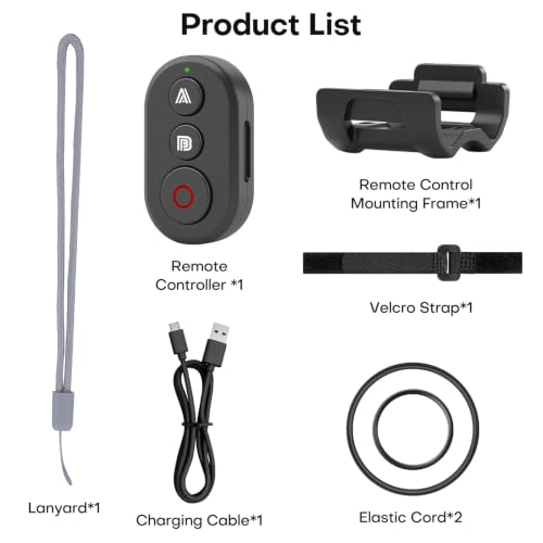 REYGEAK Bluetooth Remote Controller for DJI Osmo 360/Action 6/5 Pro/4