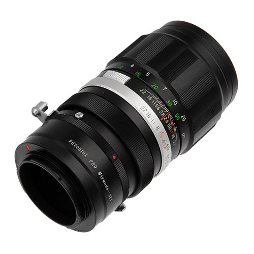 Fotodiox Pro Lens Mount Adapter, for Miranda Lens to Sony NEX E-Mount Mirrorless Cameras, Black, (MIR-SnyE-Pro)