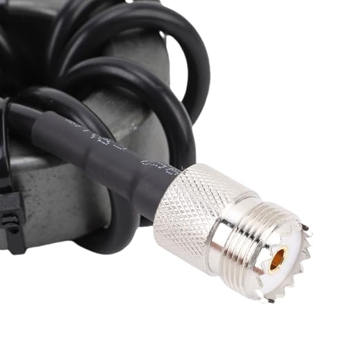 Tosuny HF Common Mode Choke Balun, 1.8 to 30MHz Anti Interference with PL-259 to SO-239 Connector, 150W PEP EM43 Toroid Core for Ham Radio Shortwave Communication & Antenna EMI