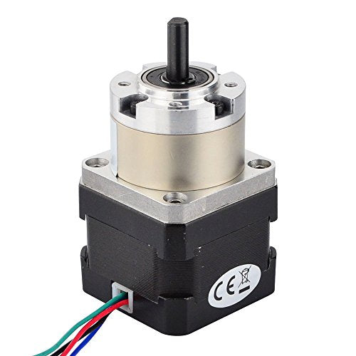 STEPPERONLINE Nema 17 Gearbox Step Motor Planetary Gear 5:1 0.4A