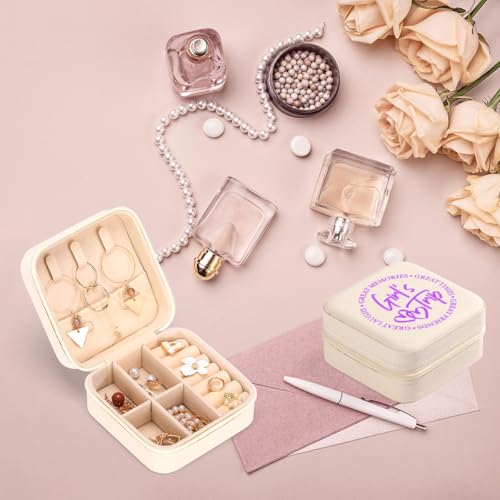 4 PCs Jewelry Boxes & Organizers, Girls Trip Gifts Favors Jewelry Organizer