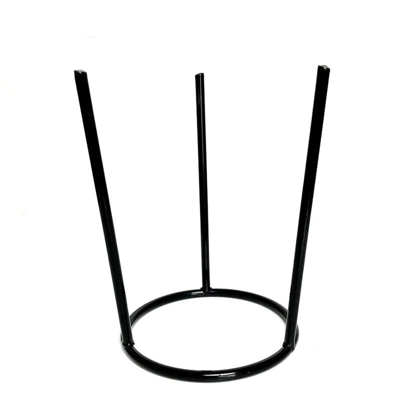 [Australia - AusPower] - 1PC Lamp Lab Tripod Stand Black Metal Lamp Support Stand Lamp Tripod Holder for Laboratory School Chemistry Education 