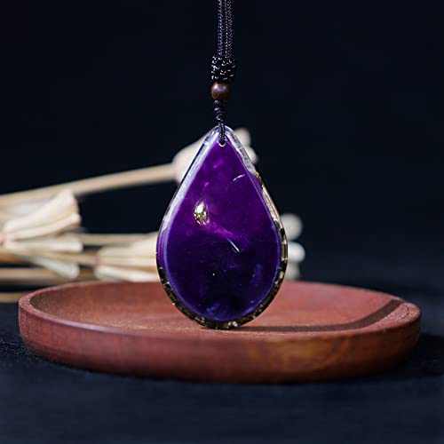 Day Day Up Phoenix Bird Pendant With Natural Agate Stone Necklace Orgone Pendant Rope Chain For Women Healing Crystal Jewelry Adjustable 3