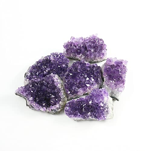 Amethyst Crystals, Amethyst Cluster, Amathesis, Healing Stones(0.2Lb) Purple 0.2 Pound