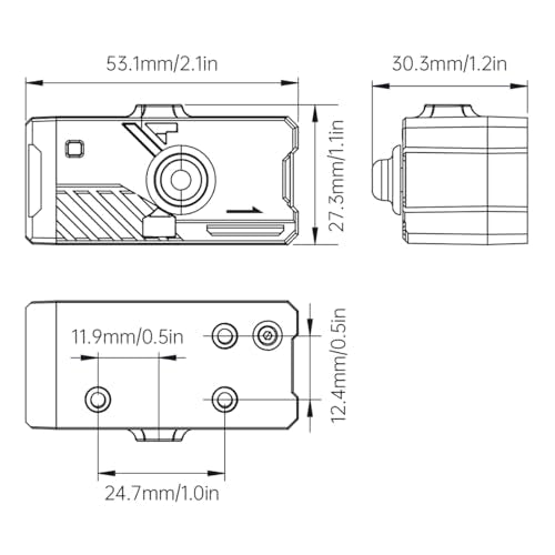 SFS V2.0 Smart Filament Failure Sensor Bi-directional photoelectric filament failure sensor filaments Compatible with SKR Mini E3 V3.0 Manta M8P Control Boards