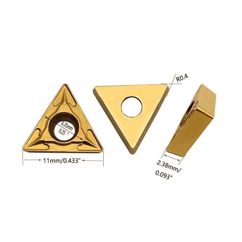 TCMT110204 TCMT21.51 Indexable Inserts Carbide | Turning plates turning chisel CNC lathes lathes indexable carbide turning inserts S08K/S10K/S12M-STFCR11 drill rods