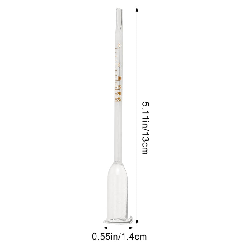 [Australia - AusPower] - Glass Alcohol Meter for Wine, 0-25% Alcohol Tester,Vinometer for Wine Accurate Vinometer 