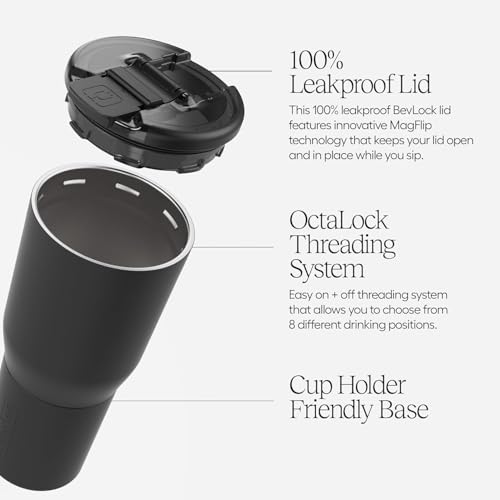 BrüMate Nav 25oz Insulated Travel Tumbler, Java