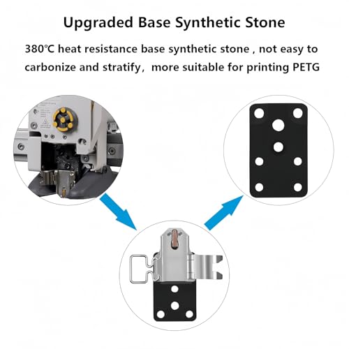 A1 Series Hotend Heating Assembly, 3D Printer Print Head Heater and Heating base Kit for A1 and A1 Mini A1 Heating Assembly