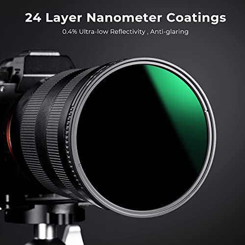 K&F CONCEPT 55mm Variable ND8-ND2000 (3-11stop) Waterproof ND Lens Filter