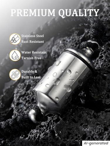 Zysta Cremation Urn Bracelet for Ashes Adjustable Rope Cylinder Urn Bracelet Bangle for Ashes for Men Women Stainless Steel Memorial Keepsake Rope Braided Bracelet Jewelry Silver