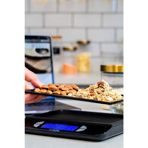 Taylor Pro Accurate USB Rechargeable Kitchen Scales with Tare Function in Gift Box, Stainless Steel